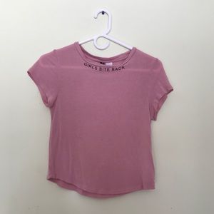 feminist “girls bite back” tee